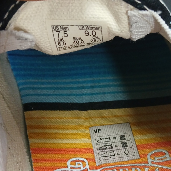 Los Vans Loteria Multi-Color Classic Sneakers Shoes US Mens 7.5 Womens 9 - Picture 10 of 10